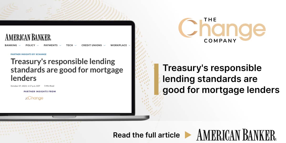 Treasury’s responsible lending standards are good for mortgage lenders